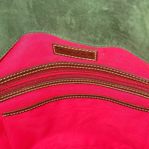 Dooney & Bourke Brown Leather Tote - Picture 3 of 9